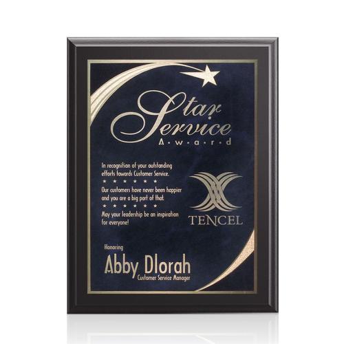 Awards and Trophies - Plaque Awards - Farnsworth/Birchcliff - Black/Black