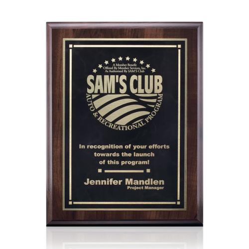 Awards and Trophies - Plaque Awards - Farnsworth/Contempo - Black