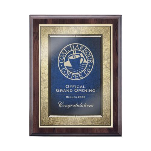 Awards and Trophies - Plaque Awards - Farnsworth/Tamara - Cherry/Blue