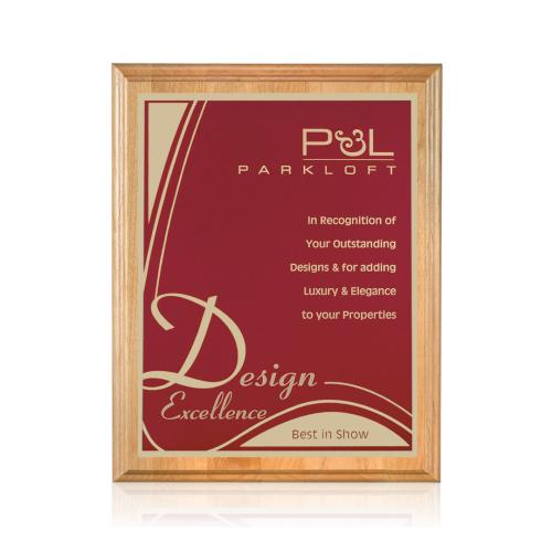 Awards and Trophies - Plaque Awards - Erindale/Marietta - Red