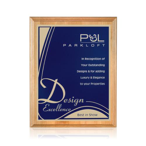 Awards and Trophies - Plaque Awards - Erindale/Marietta - Blue