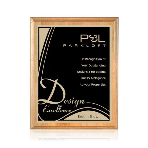 Awards and Trophies - Plaque Awards - Erindale/Marietta - Black