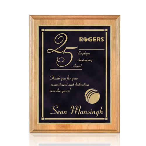 Awards and Trophies - Plaque Awards - Erindale/Contempo - Black