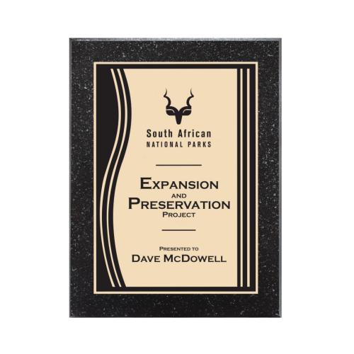 Awards and Trophies - Plaque Awards - Baltimore/Everett Plaque - Gold