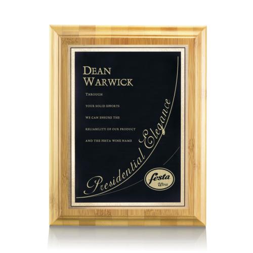 Awards and Trophies - Plaque Awards - Bamboo/Ashbury Plaque