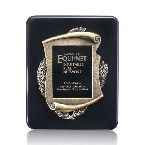 Awards and Trophies - Plaque Awards - Sydenham/Denlow - Black
