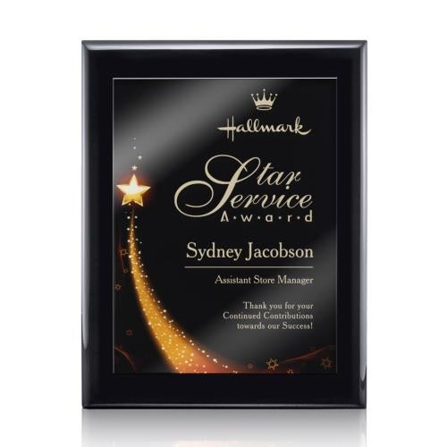 Awards and Trophies - Plaque Awards - Oakleigh/Benton Plaque - Black Finish