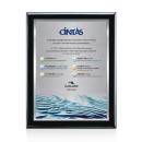 Oakleigh Full Color 3D Plaque - Black/Silver