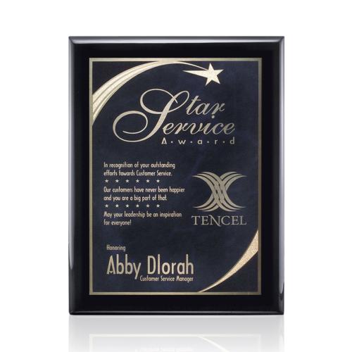 Awards and Trophies - Plaque Awards - Oakleigh/Birchcliff Plaque - Black Finish