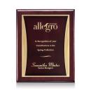 Oakleigh/Showtime Plaque - Rosewood/Red