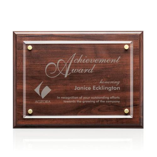 Awards and Trophies - Plaque Awards - Ulster - Cherry Finish