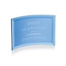 Madison Blue Crescent Crystal Award