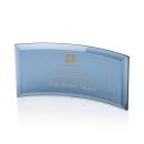 Bancroft Blue Crescent Crystal Award