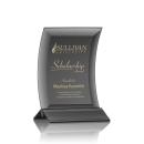 Dominga Black/Black Crescent Crystal Award
