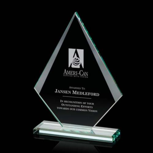 Awards and Trophies - Diamond Awards - Rideau Jade Diamond Glass Award