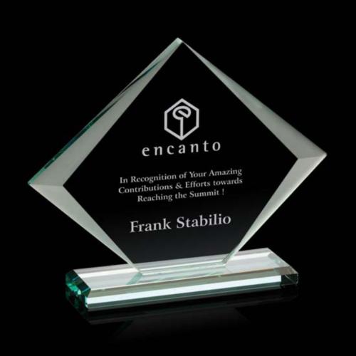 Awards and Trophies - Diamond Awards - Griffith Jade Diamond Glass Award
