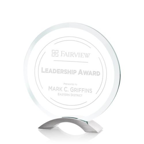 Awards and Trophies - Crystal Awards - Glass Awards - Essex Circle Glass Award