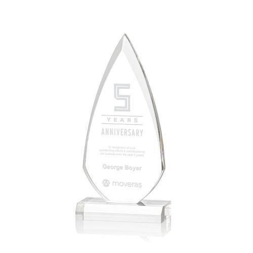 Awards and Trophies - Acrylic Awards - Vanderbilt Flame Acrylic Award