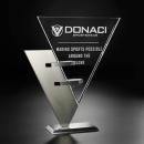 Stanchion Triangle Unique Crystal Award