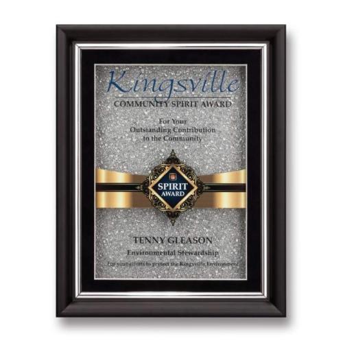 Awards and Trophies - Plaque Awards - Glass Plaques - Luminesce Plaque