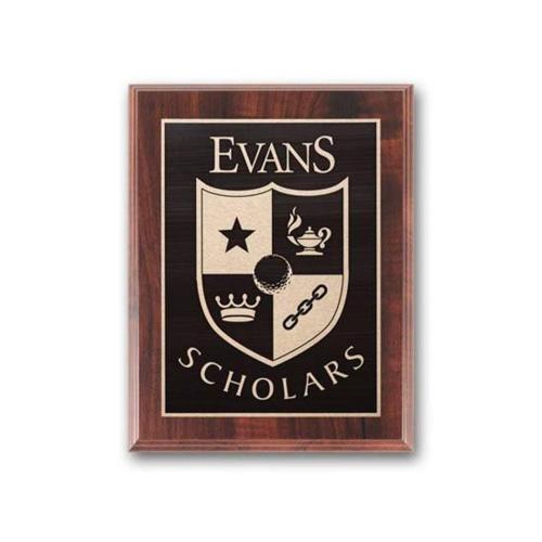 Awards and Trophies - Plaque Awards - Etch/Antiqued Plaq - Walnut Finish