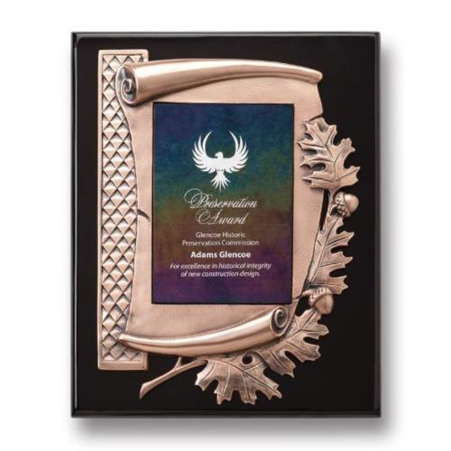 Awards and Trophies - Plaque Awards - Oak Leaf Plaque 