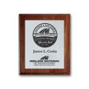 Screenprint Aluminum - Walnut/Cove Edge    