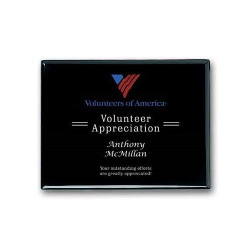 Awards and Trophies - Plaque Awards - Laser Engraved Plaq - Ebony