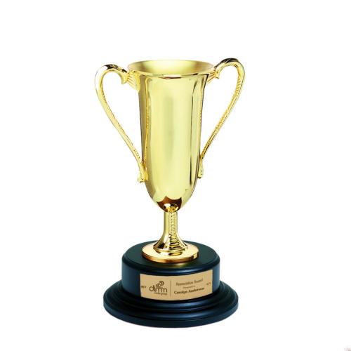 Awards and Trophies - Unique Awards - Gold Loving Cup Metal Award
