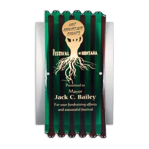 Awards and Trophies - Plaque Awards - Glass Plaques - Allegiant Plaque