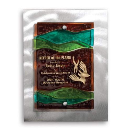 Awards and Trophies - Plaque Awards - Glass Plaques - Regalia Plaque
