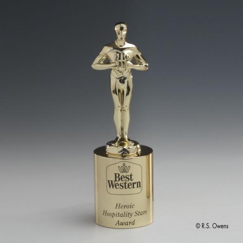 Awards and Trophies - Unique Awards - Classic Achievement Metal on Gold Award