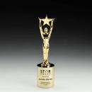 Star Achievement Star on Cylinder Metal Award