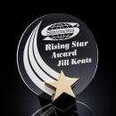 Radiance Round Star Acrylic Award