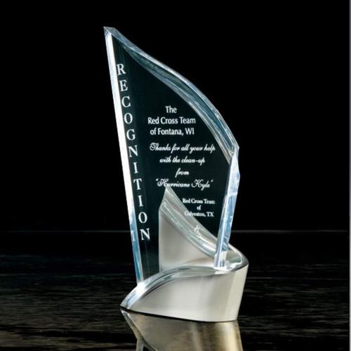 Awards and Trophies - Acrylic Awards - Pirouette Unique Acrylic Award