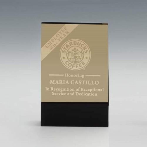 Awards and Trophies - Acrylic Awards - Declaration Rectangle Acrylic Award