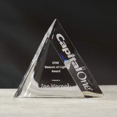 Awards and Trophies - Acrylic Awards - Triad Pyramid Acrylic Award
