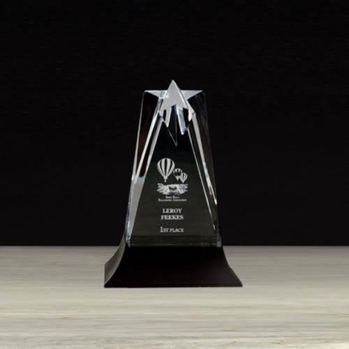 Awards and Trophies - Acrylic Awards - Star Tower Star Acrylic Award
