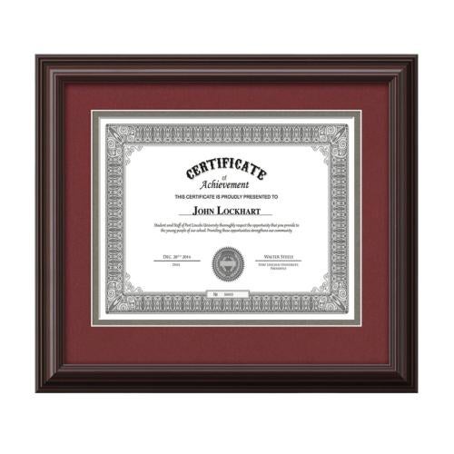 Corporate Gifts - Desk Accessories - Picture Frames - Cottingham - Mahogany