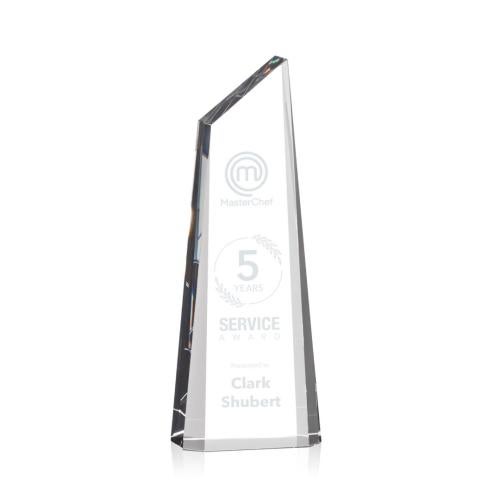 Awards and Trophies - Crystal Awards - Akron Tower Peaks Crystal Award