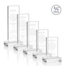 Holmes Clear Rectangle Crystal Award - Crystal Awards