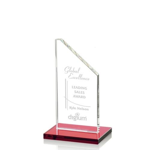 Awards and Trophies - Crystal Awards - Dixon Red Peaks Crystal Award