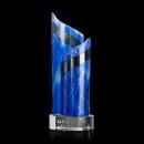 Shadow Dancer Blue Unique Glass Award