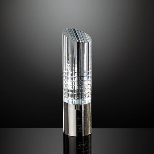 Awards and Trophies - Crystal Awards - Monte Carlo Silver Towers Crystal Award