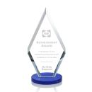 Cancun Blue Diamond Crystal Award