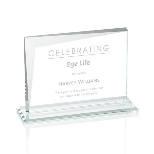 Awards and Trophies - Crystal Awards - Mirela Clear  Rectangle Crystal Award