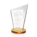 Wiltshire Amber Peaks Crystal Award