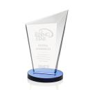 Wiltshire Blue Peaks Crystal Award
