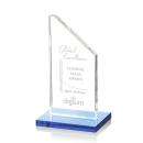 Dixon Sky Blue Peaks Crystal Award