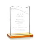 Unity Amber Unique Crystal Award